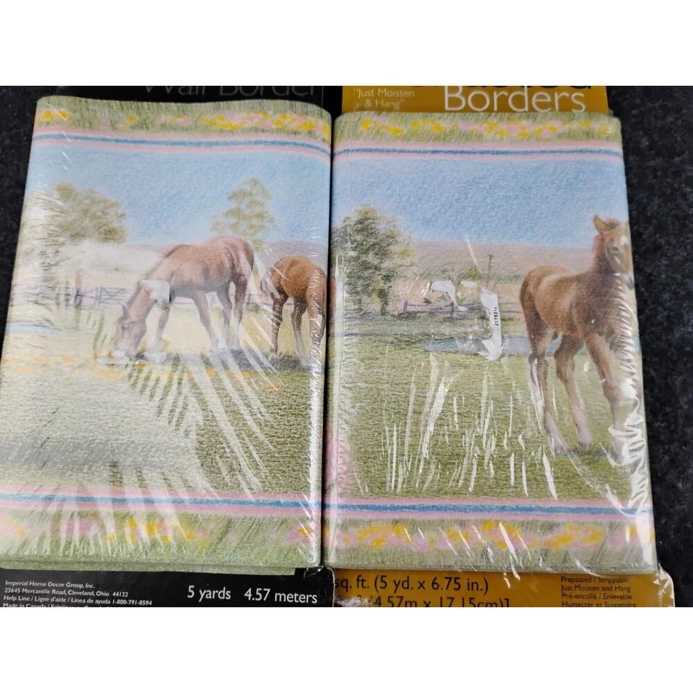 The Prairie Pony Horse Wallpaper Border Imperial 2 Pack Wall Border Horses
